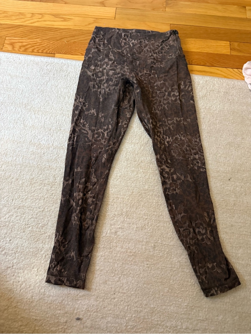 Lululemon Leopard  Print Leggings